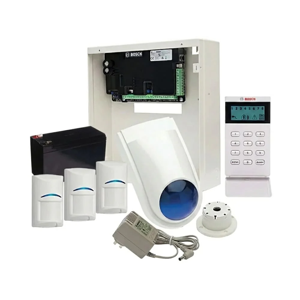 Bosch Solution 3000 alarm kit with sensors and keypad