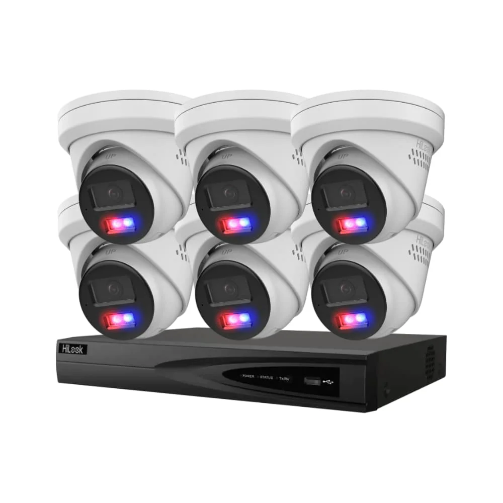 Hikvision CCTV kit with cameras and NVR recorder